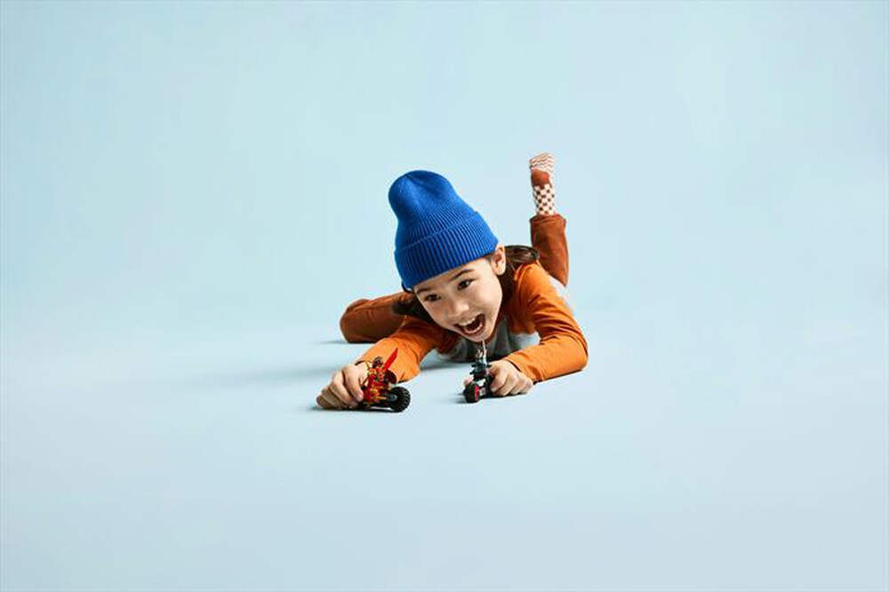 "LEGO - GARA DI VELOCIT SULLA MOTO DI KAI-,"