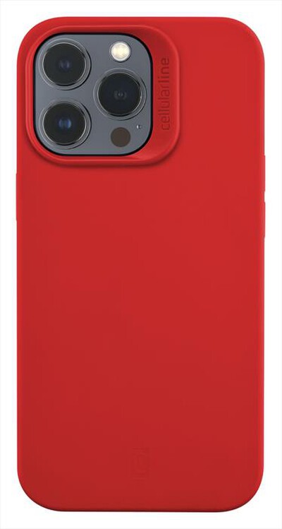 CELLULARLINE - Custodia Back SENSATIONIPH14PRMR iPhone 14 Pro Max-Rosso