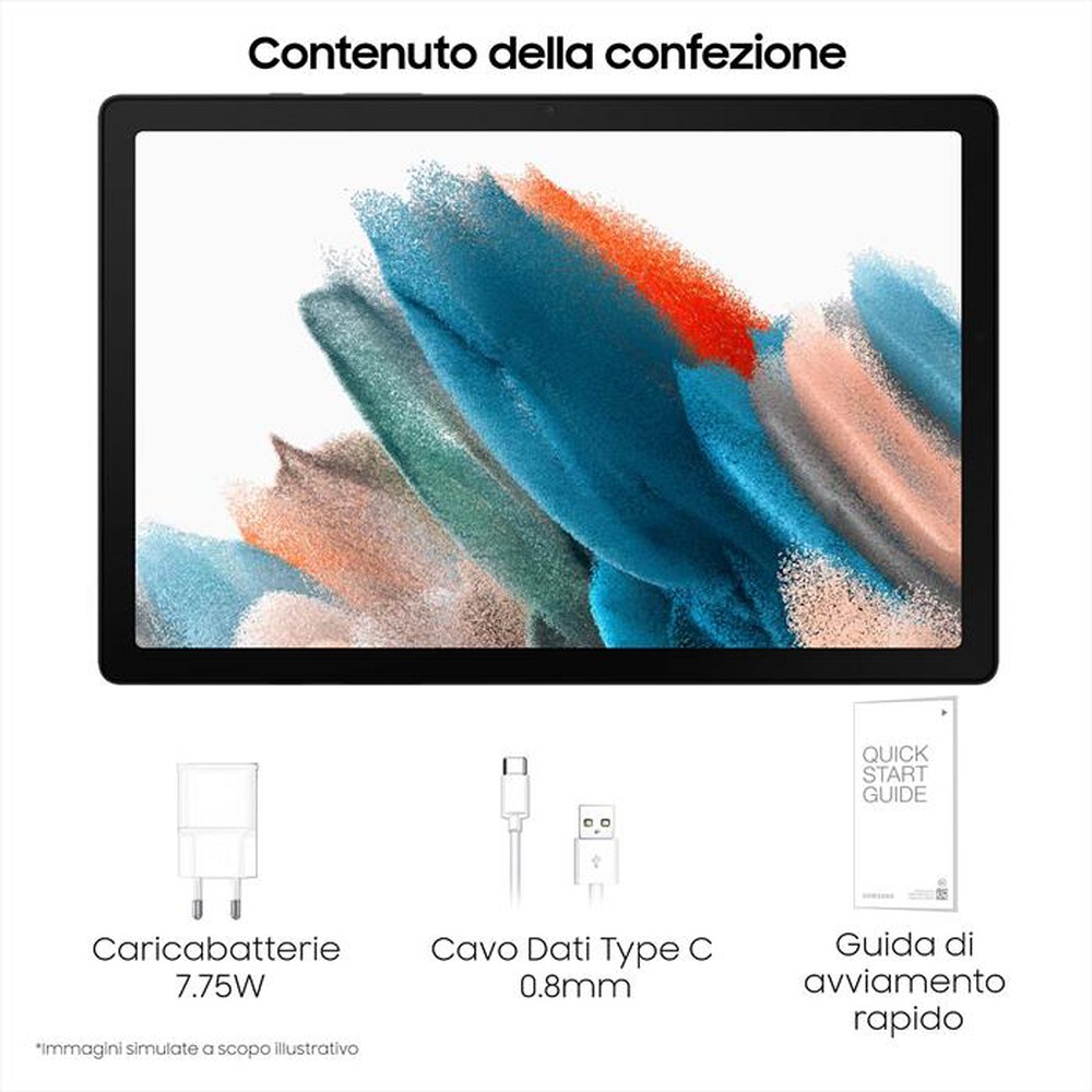 "SAMSUNG - GALAXY TAB A8 WIFI 64GB-Silver"
