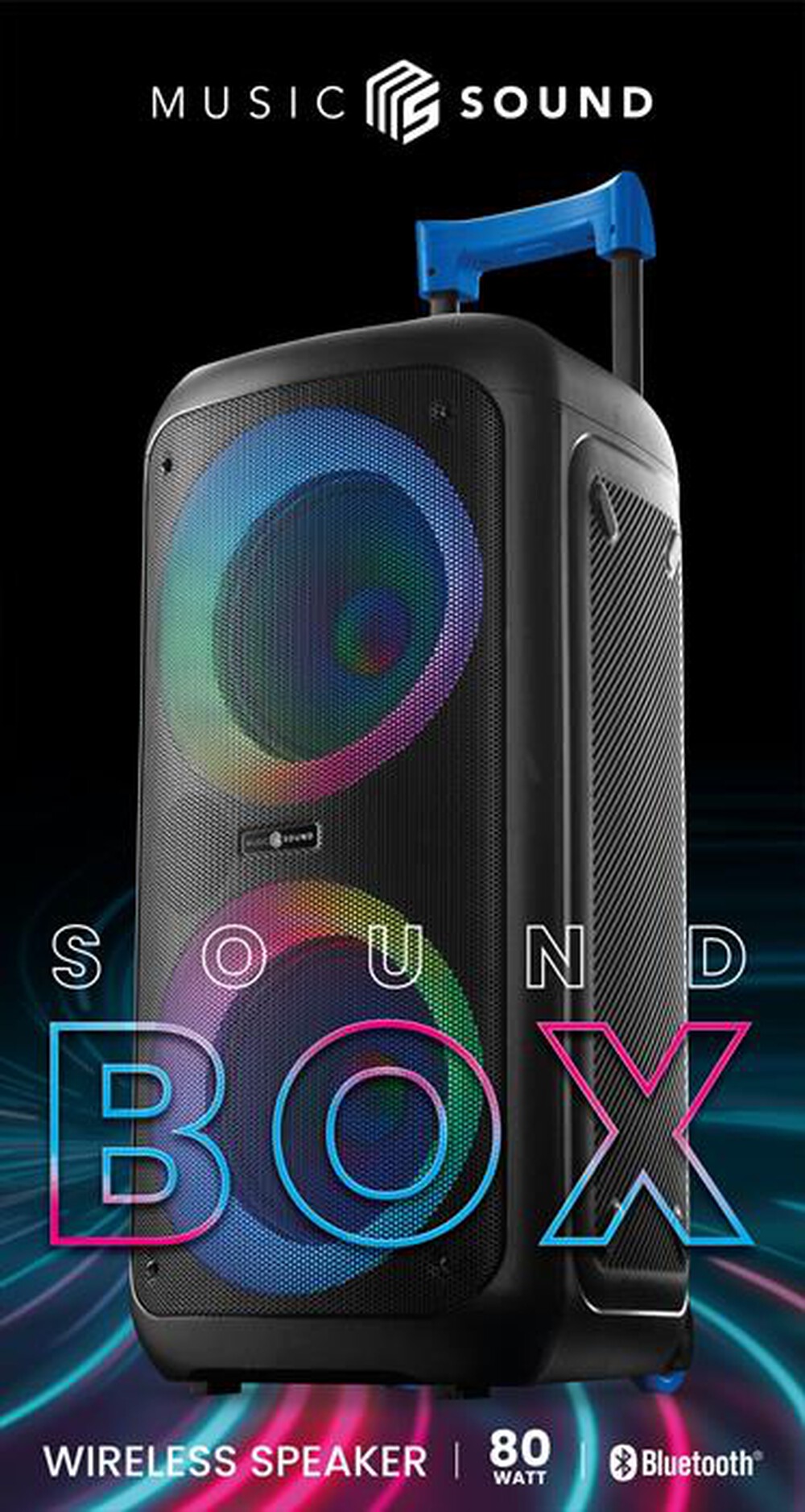 Immagine del prodotto CELLULARLINE - Cassa speaker BTSPKMSBOOMBOXK-Nero