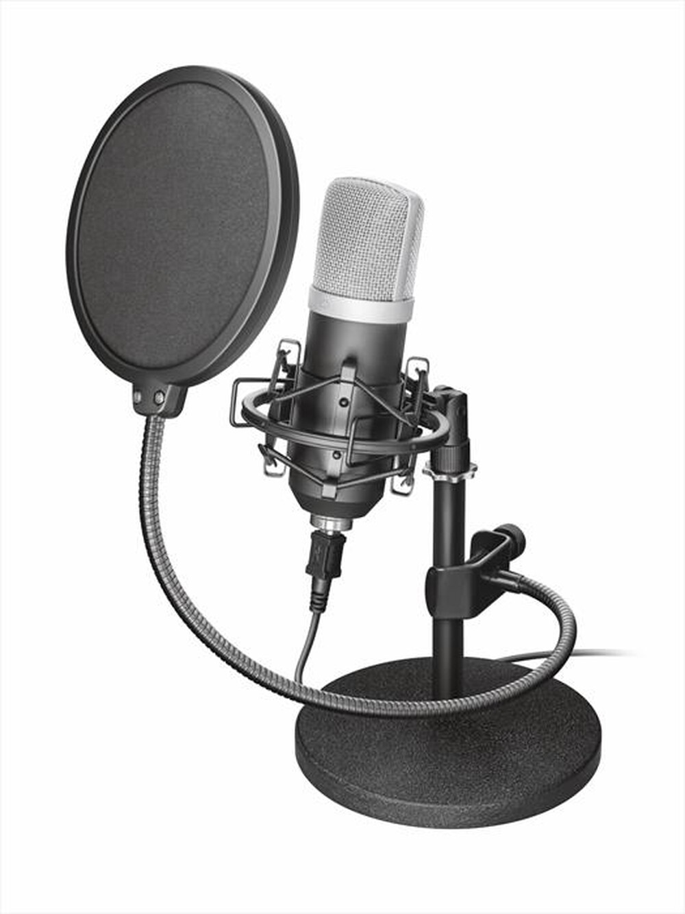 "TRUST - Emita Pro USB Mic-Black/Silver"