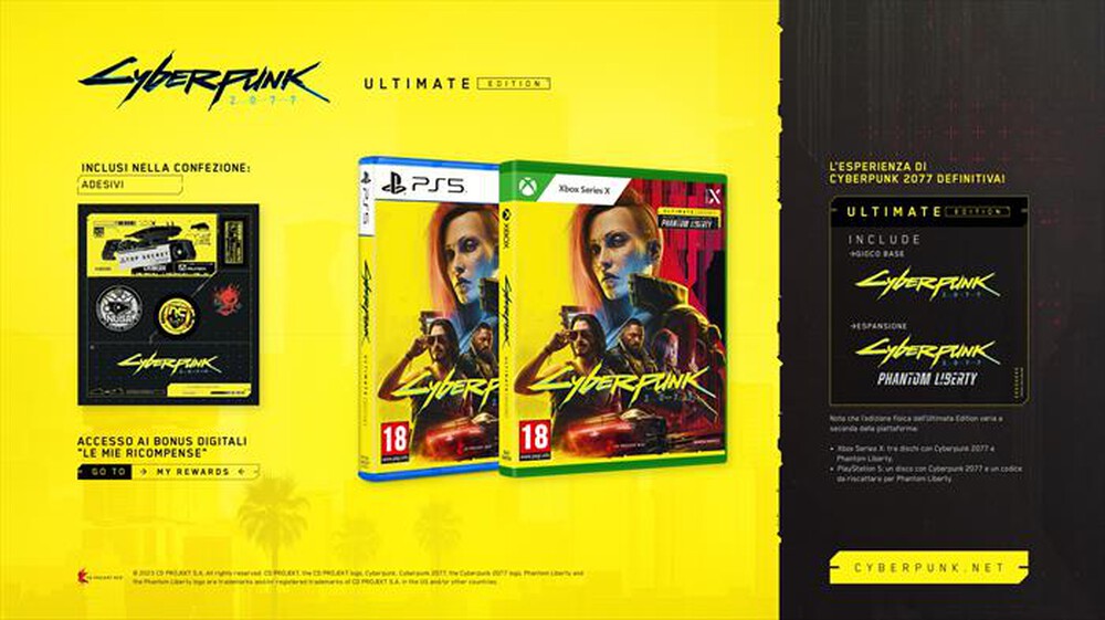 Immagine del prodotto NAMCO - CYBERPUNK 2077 ULTIMATE EDITION PS5
