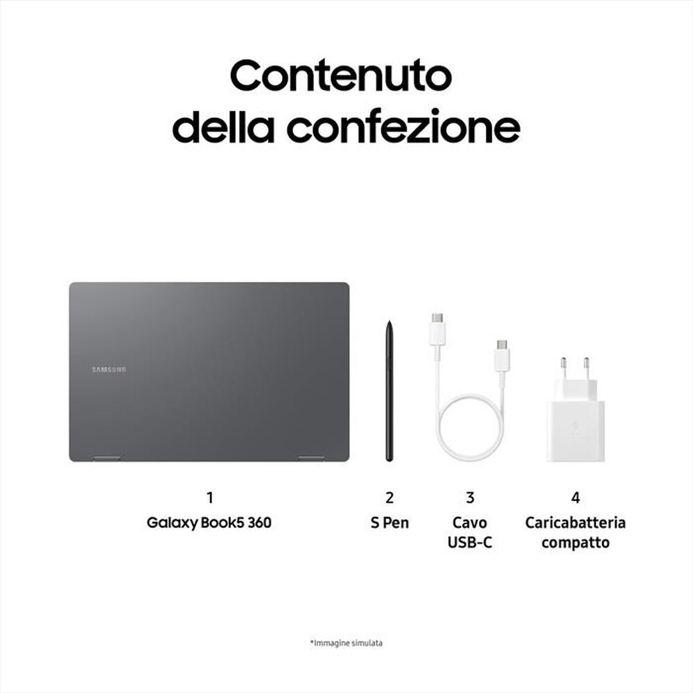 "SAMSUNG - GALAXY BOOK5 360-Gray"