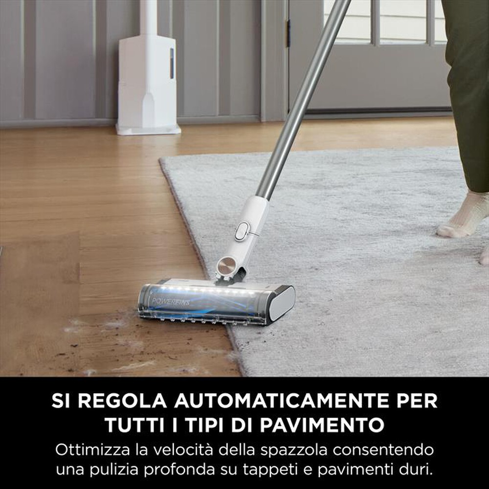 "SHARK - ASPIRAPOLVERE SENZA FILO FLOOR DETECT STICK-Bianco/Blu"