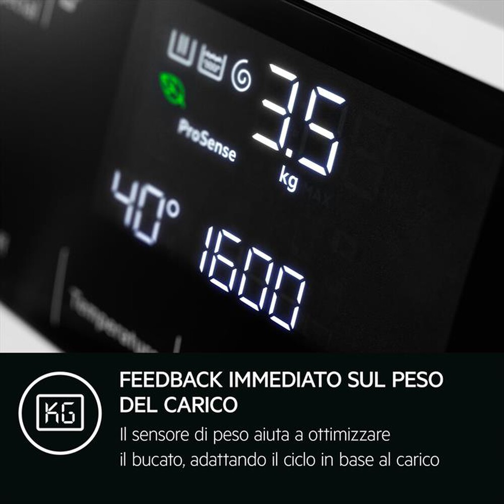 "AEG - Lavasciuga LWR9C16BAY 10/6 Kg Classe A/BY-Bianco"