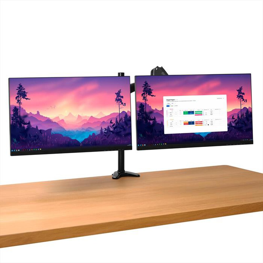 "TRUST - Braccio per monitor e laptop MARA-Black"
