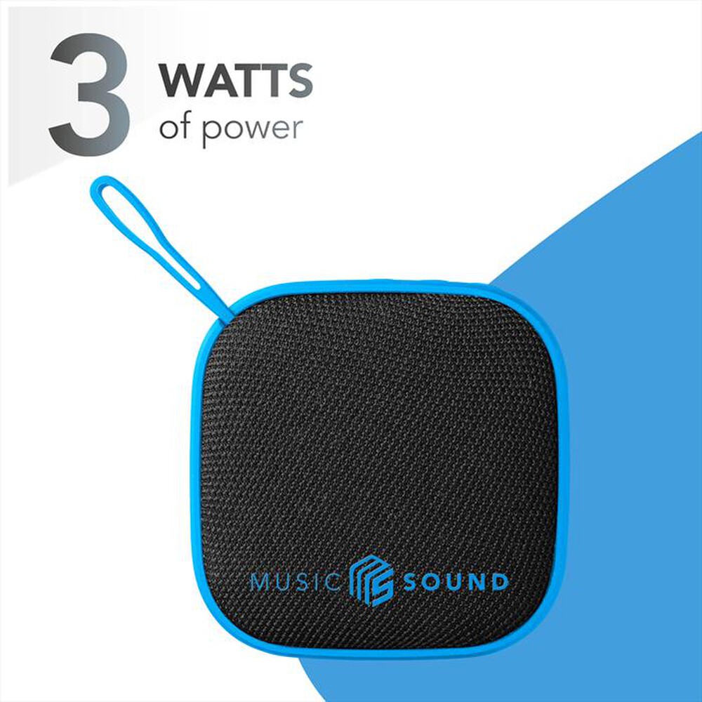 Immagine del prodotto MUSIC SOUND - WIRELESS SPEAKER MINI-Blu