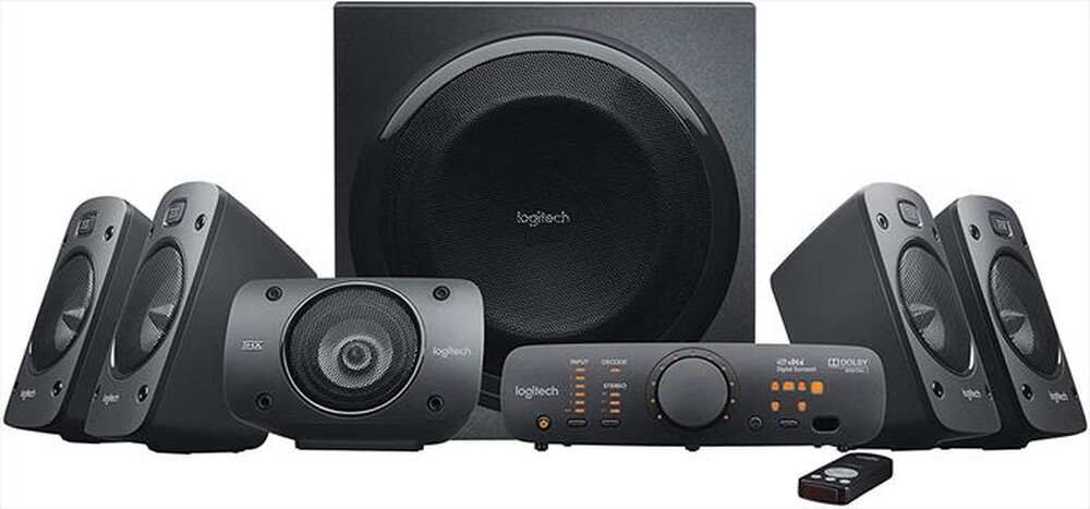 "LOGITECH - Surround Sound Speakers Z906-Nero"