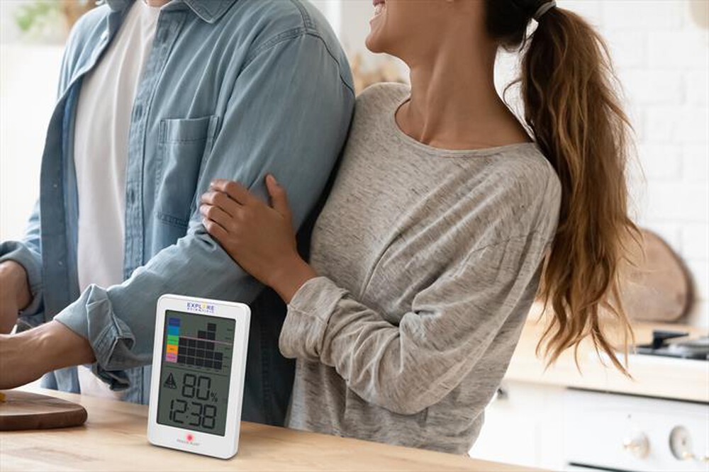 Immagine del prodotto EXPLORE SCIENTIFIC - WSH1008 TERMO/IGROMETRO CON ALLARME MUFFA-WHITE