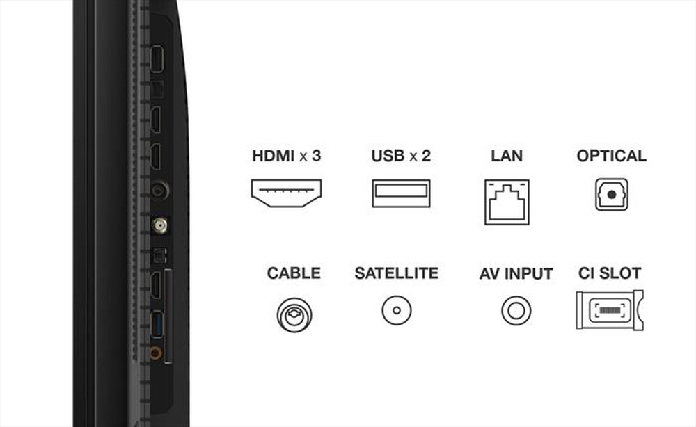 Immagine del prodotto TCL - Smart TV Q-LED UHD 4K 55" 55C69B-Titanium