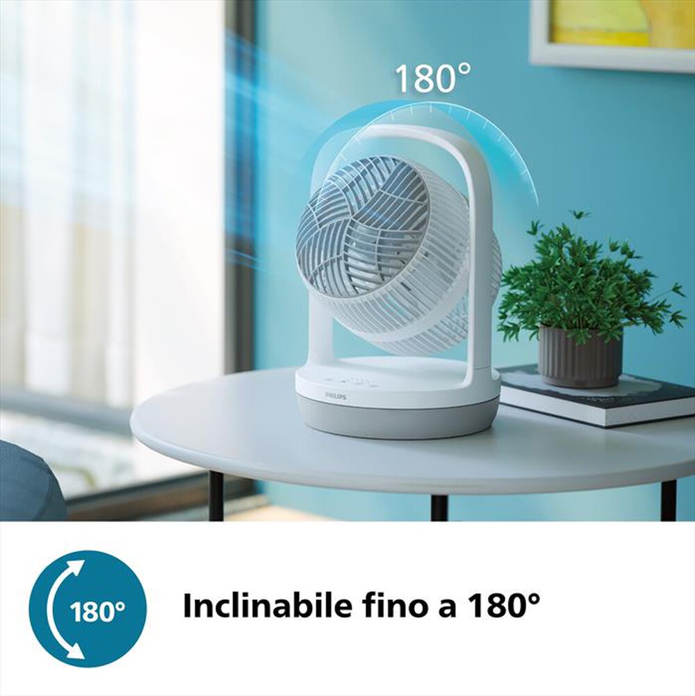 "PHILIPS - Ventilatore da tavolo SERIES 2000 CX2050/00-Bianco"