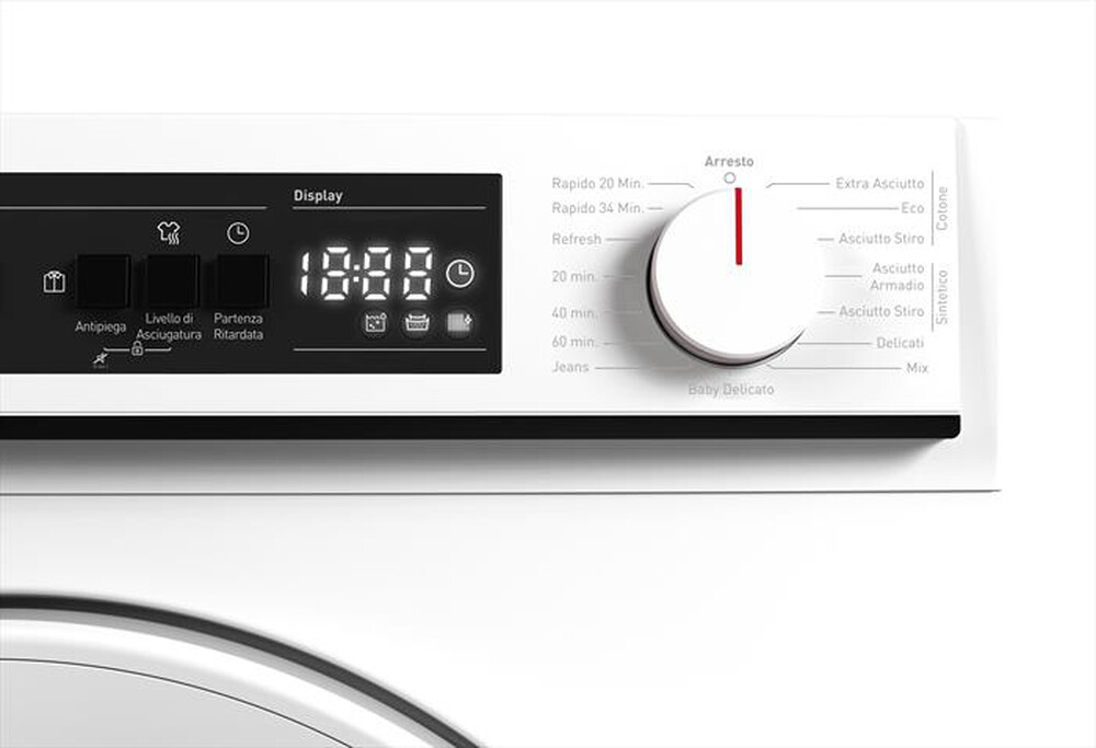 Immagine del prodotto SHARP - Asciugatrice KD-NHA8S6GWE 8Kg Classe E-Bianco