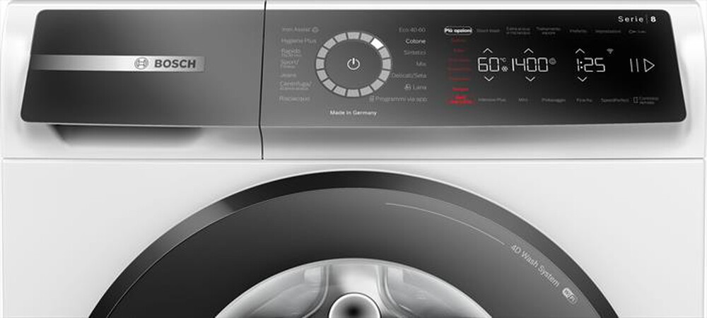 Immagine del prodotto BOSCH - Lavatrice Serie 8 WGB24400IT 9Kg 1400g/m Classe A-Bianco