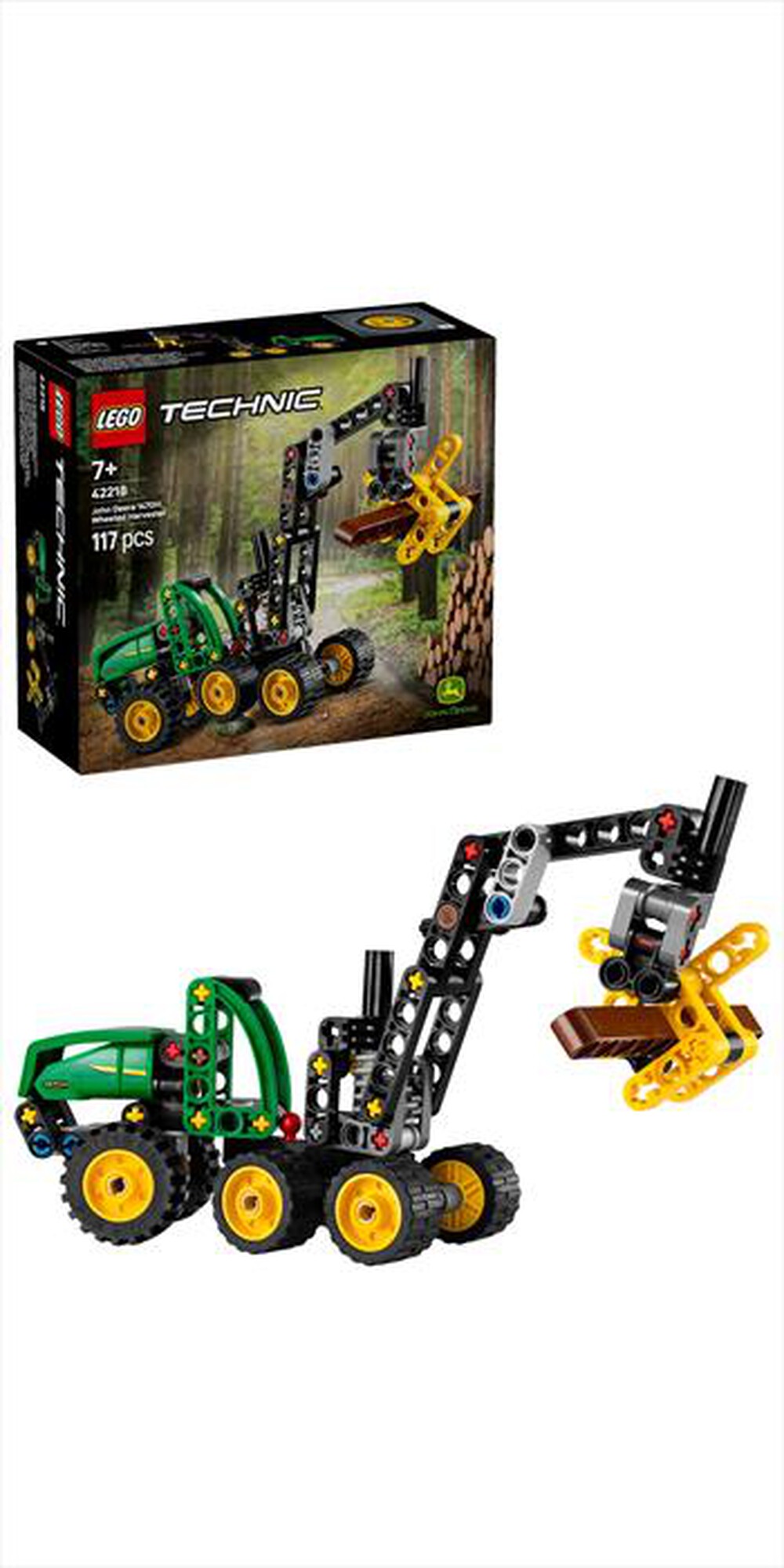 Immagine del prodotto LEGO - TECHNIC Mietitrebbia gommato John Deere - 42218-Multicolore