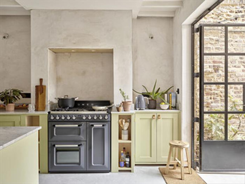 "SMEG - Cucina elettrica TR103GR Classe A-Grigio"