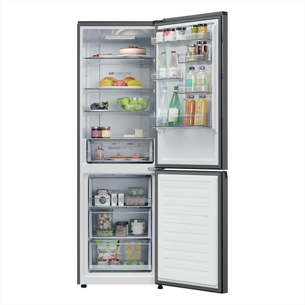 Immagine del prodotto HAIER - Frigorifero combinato HDPR1618ANPD Classe A 355lt-Acciaio inox