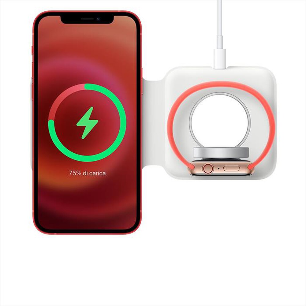 "APPLE - MagSafe Duo Charger-Bianco"
