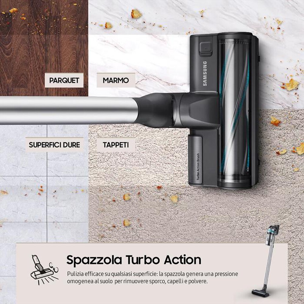 Immagine del prodotto SAMSUNG - Scopa elettrica JET 75E PET VS20B75AGR1-TEAL MINT