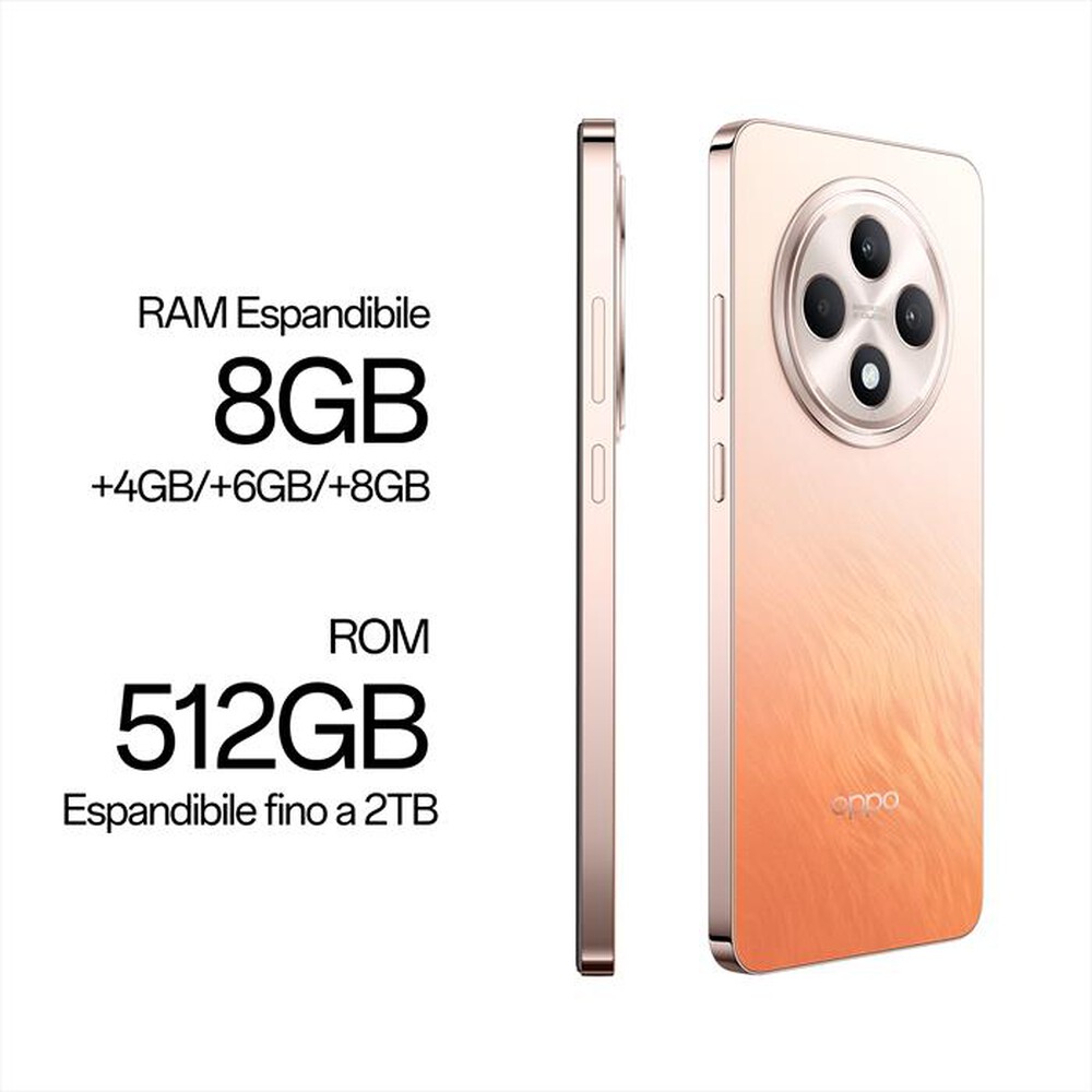 "OPPO - Smartphone RENO12 FS 4G 8+512-Amber Orange"