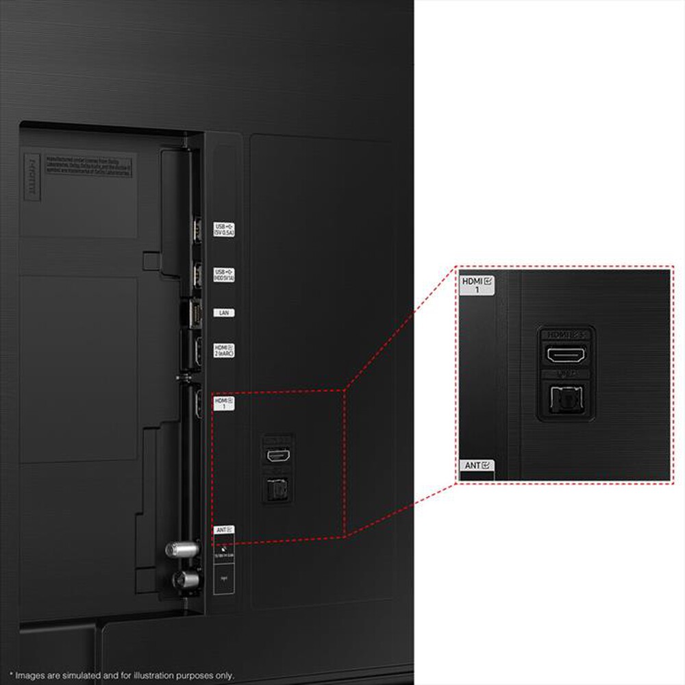 Immagine del prodotto SAMSUNG - Smart TV Q-LED UHD 4K 43" QE43Q60DAUXZT-TITAN GRAY