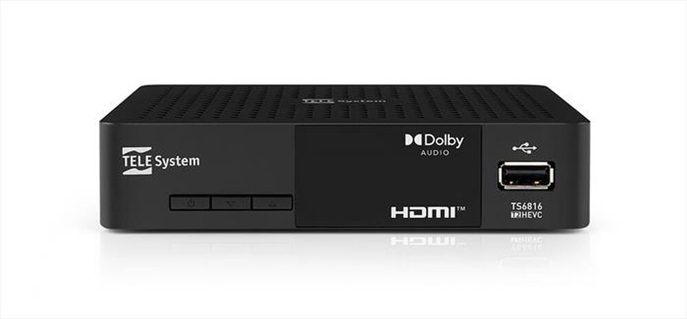 "TELESYSTEM - TS6816 DTT HD HDR HLG T2 HEVC 10 BIT - Black"