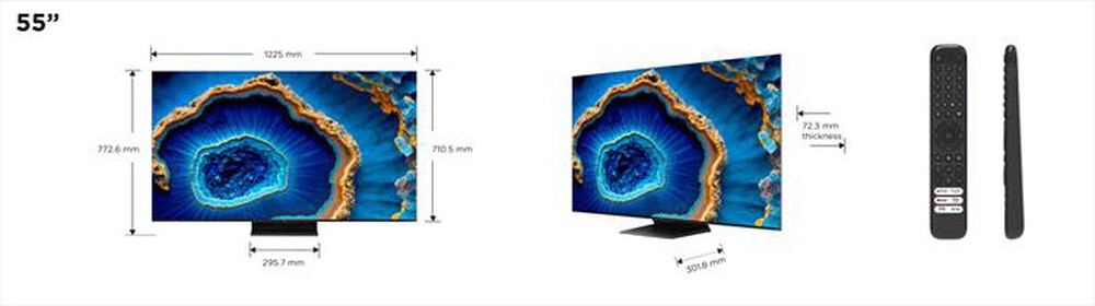 "TCL - Smart TV LED UHD 4K 55\" 55C805-Black"