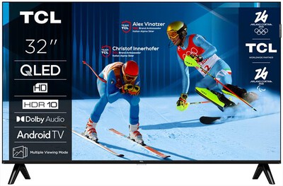 TCL - Smart TV QLED HD READY 32" 32S49K-Nero