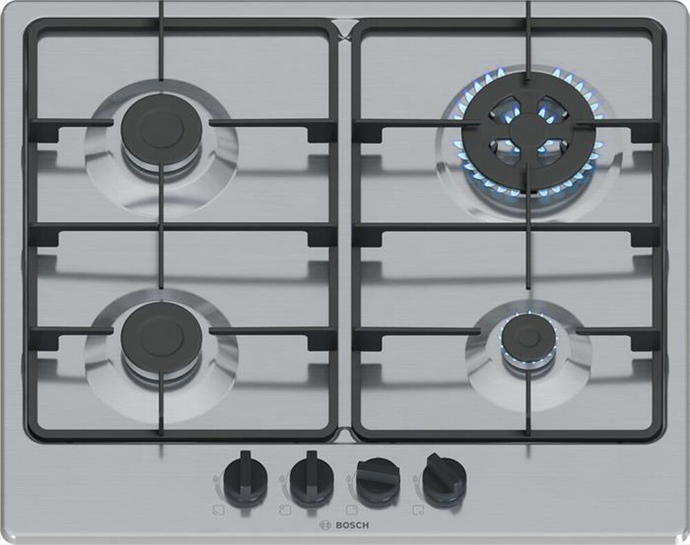 BOSCH - Piano cottura a gas PGH6B5K60 58,2 cm-Inox