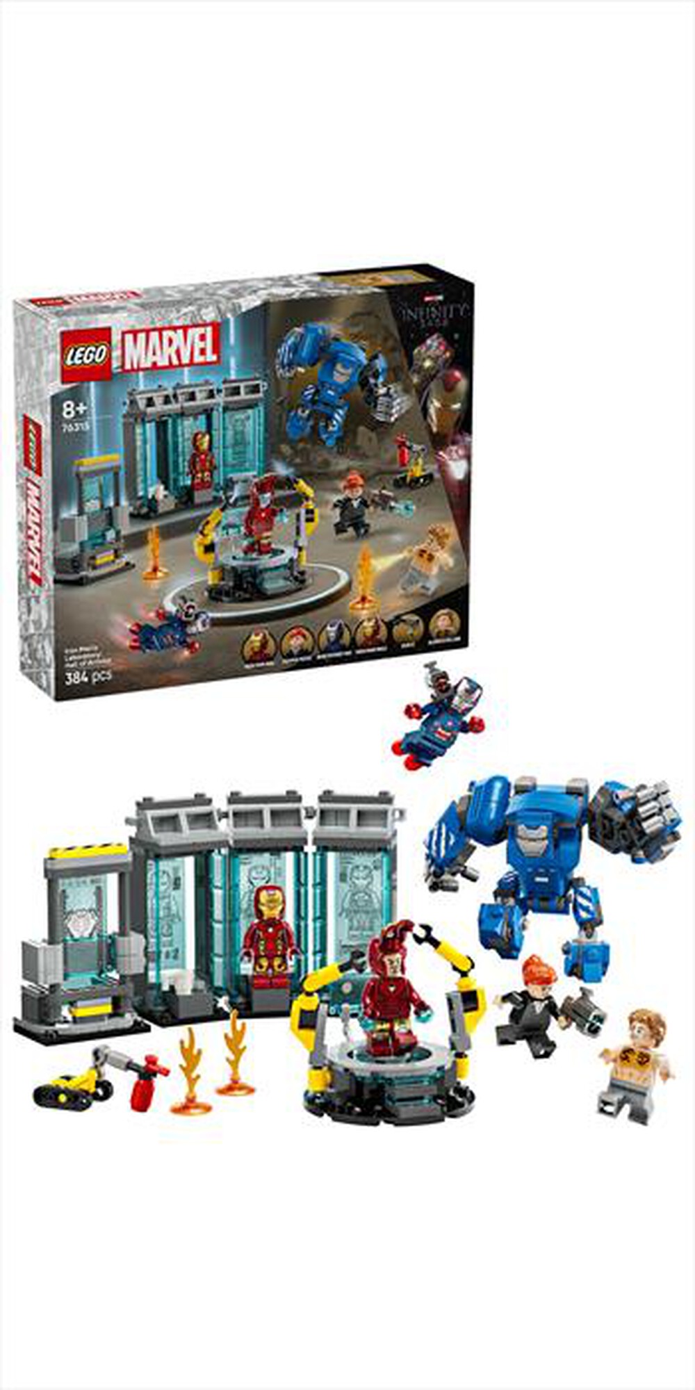 Immagine del prodotto LEGO - MARVEL Laboratorio Iron Man: Sala Armature 76315