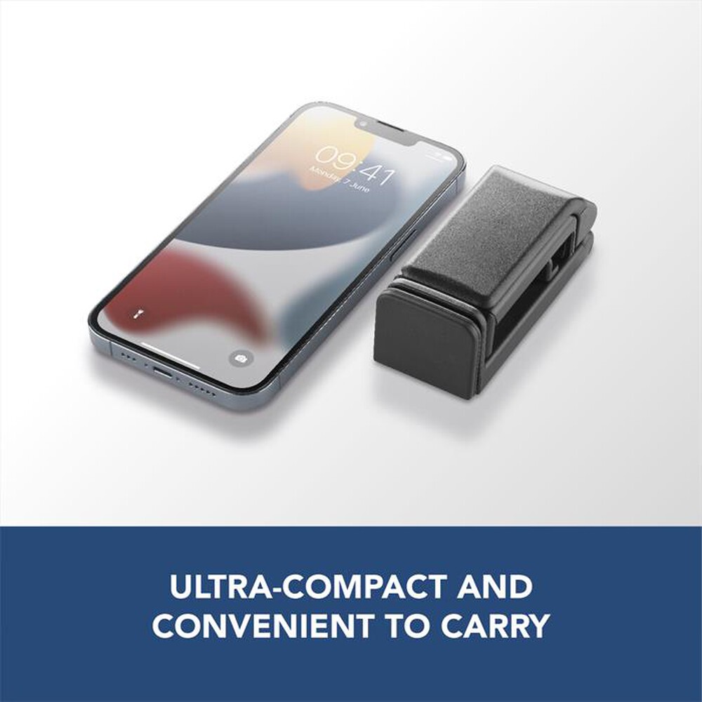"CELLULARLINE - Supporto smartphone da viaggio TRAVEL HOLDER-Black"