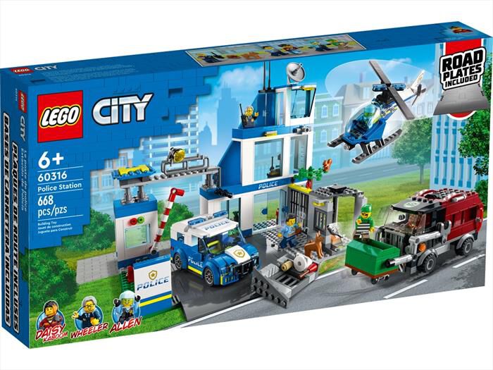 City Police Station Orologio Lego Polizia City Stazione Di Polizia LEGO�