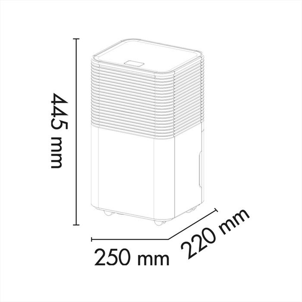 Immagine del prodotto ARGO - Deumidificatore LILIUM ART 11-Bianco
