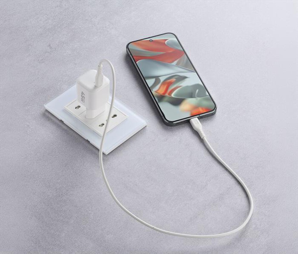 Immagine del prodotto CELLULARLINE - CARICATORE GAN+ 45 W PORTA USB-C-Bianco