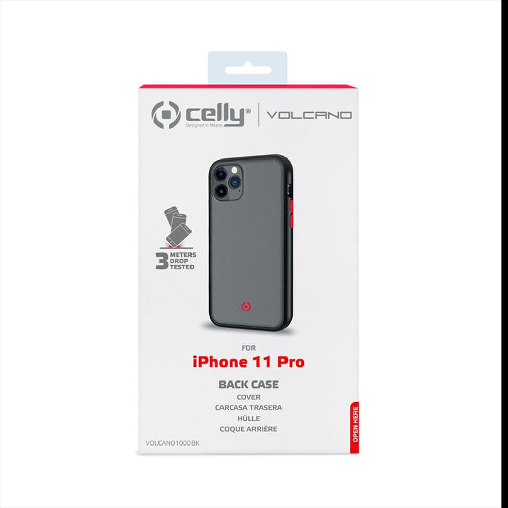 Immagine del prodotto CELLY - VOLCANO1000BK-VOLCANO IPHONE 11 PRO-Nero/TPU+Policarbonato