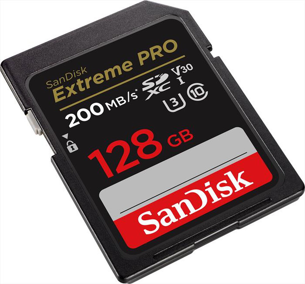 "SANDISK - Supporto SD EXTREME PRO V30 U3 128GB"