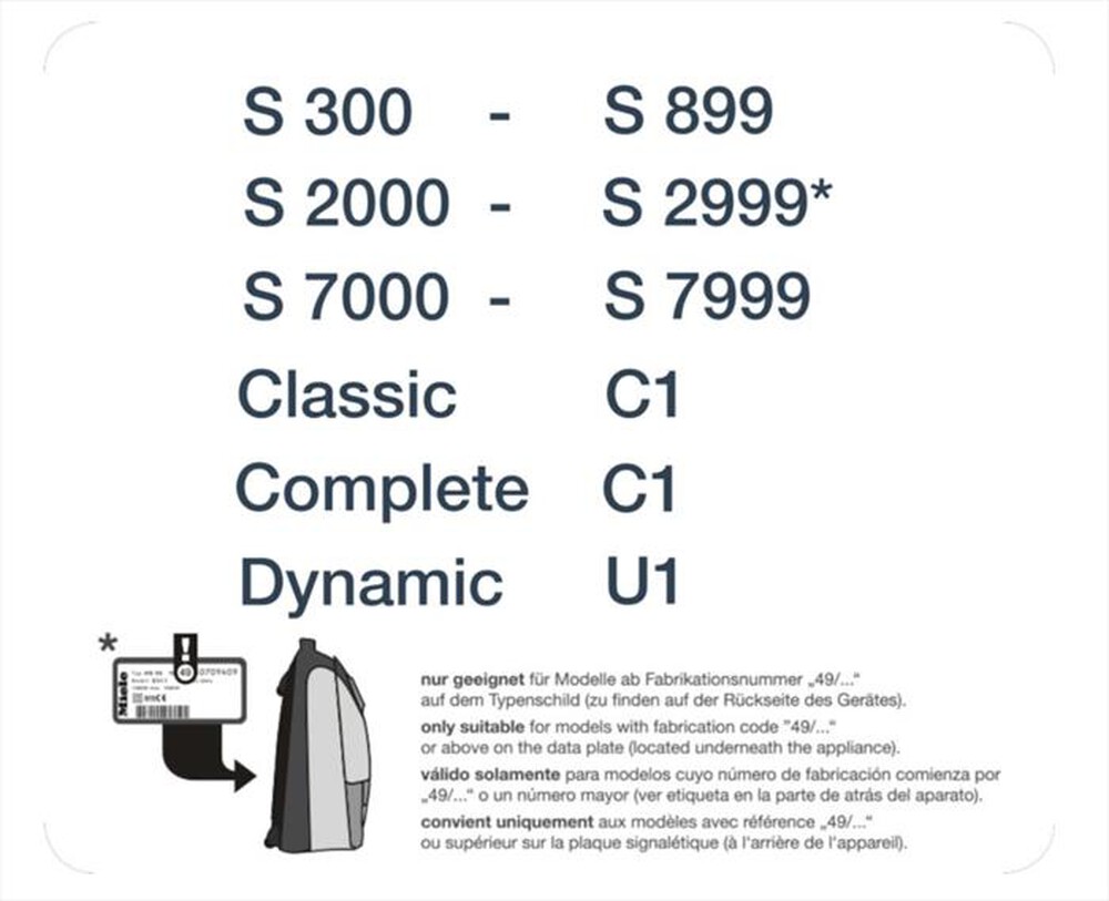 Immagine del prodotto MIELE - Filtro Active Air Clean SF-AA 30