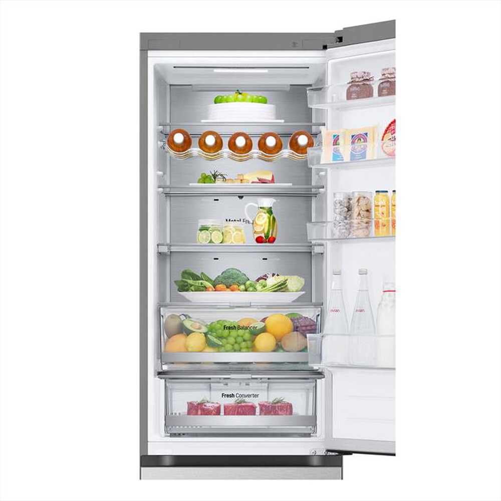"LG - Frigorifero combinato GBV7270CMB Classe C 387L-Stainless steel"