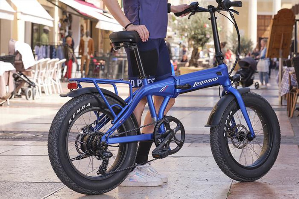 "LEGNANO - E-BIKE FOLD AQVA TAGLIA UNICA-blu"