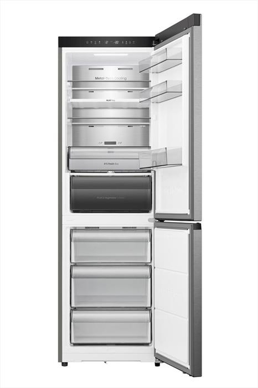 Immagine del prodotto HISENSE - Frigorifero combinato RB3K330SAIC Classe C 330 lt-Grigio