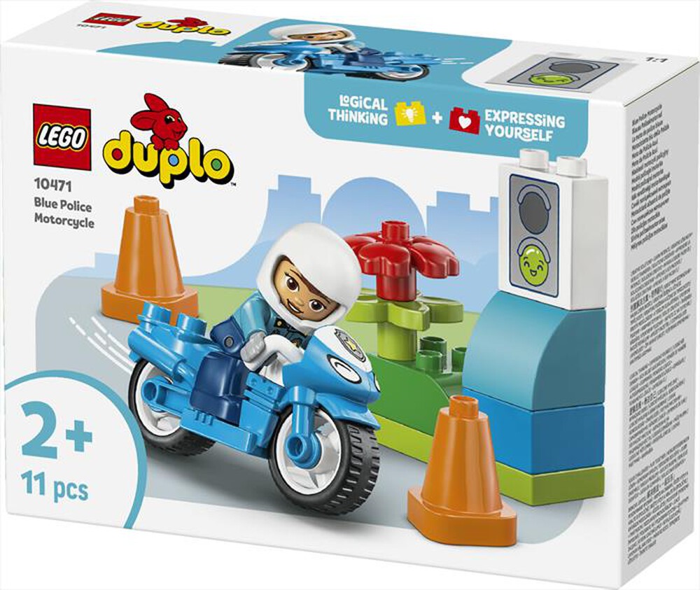 Immagine del prodotto LEGO - DUPLO Motocicletta blu della Polizia - 10471