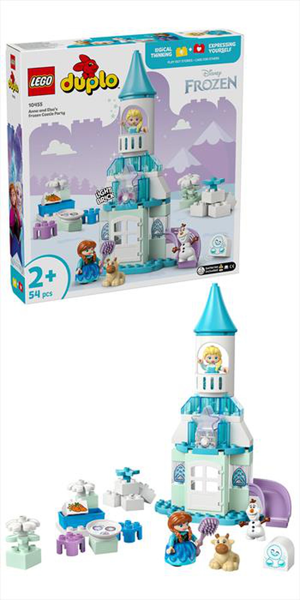 "LEGO - LA FESTA AL CASTELLO DI ANNA ED ELSA FROZEN-,"