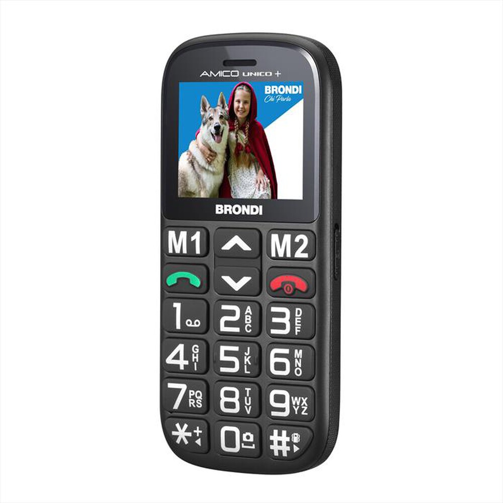 "BRONDI - Cellulare AMICO UNICO+-BLACK"