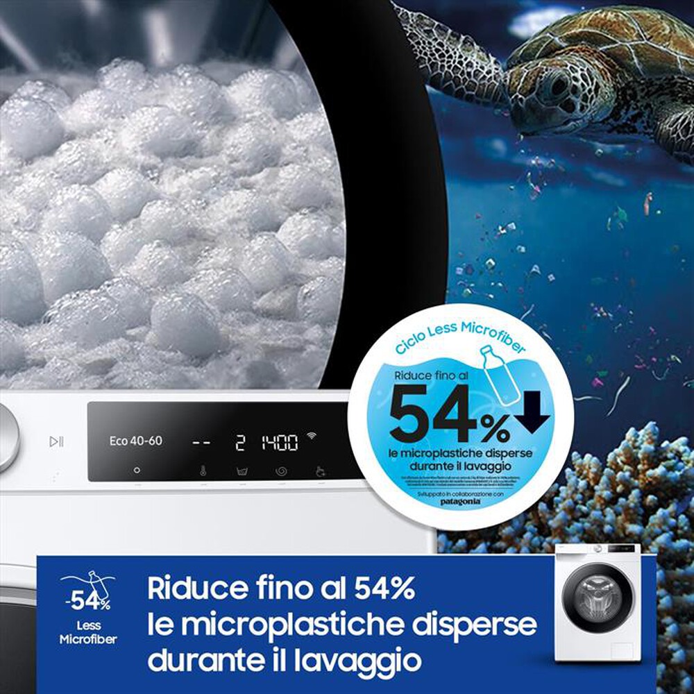 "SAMSUNG - Lavatrice WW90DG6U25LEU3 9 Kg Classe A-bianco"