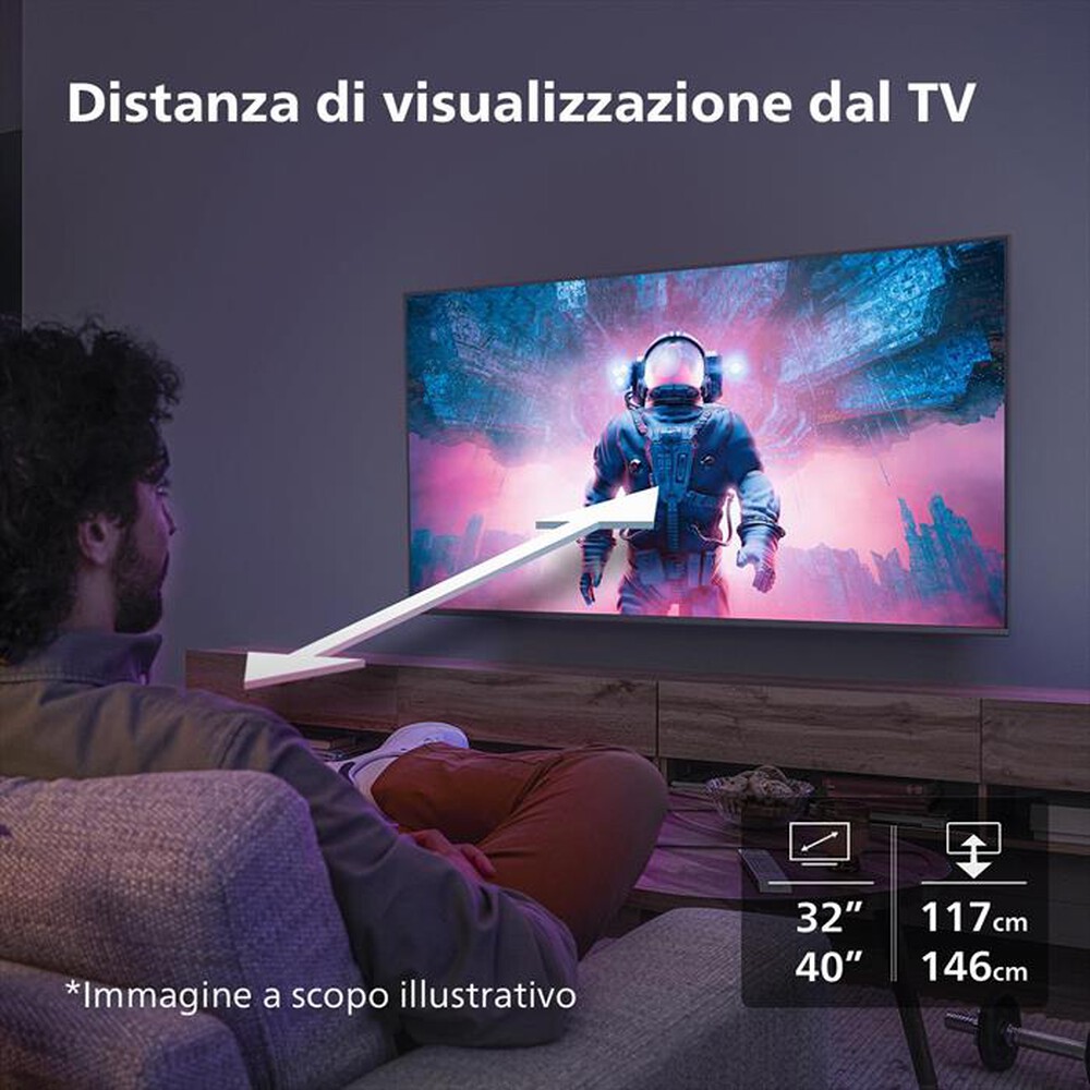 Immagine del prodotto PHILIPS - Smart TV LED FHD 32" 32PHS6009/12-Black