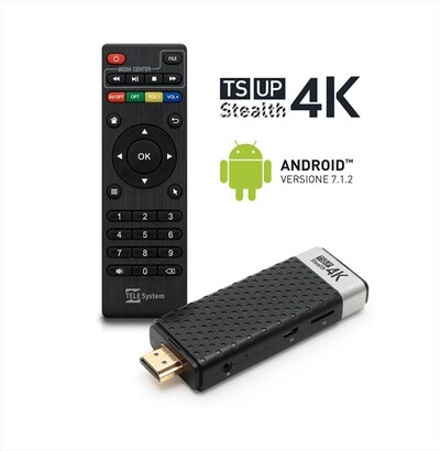 TELESYSTEM - TS UP STEALTH 4K ANDROID WI.FI-BLACK