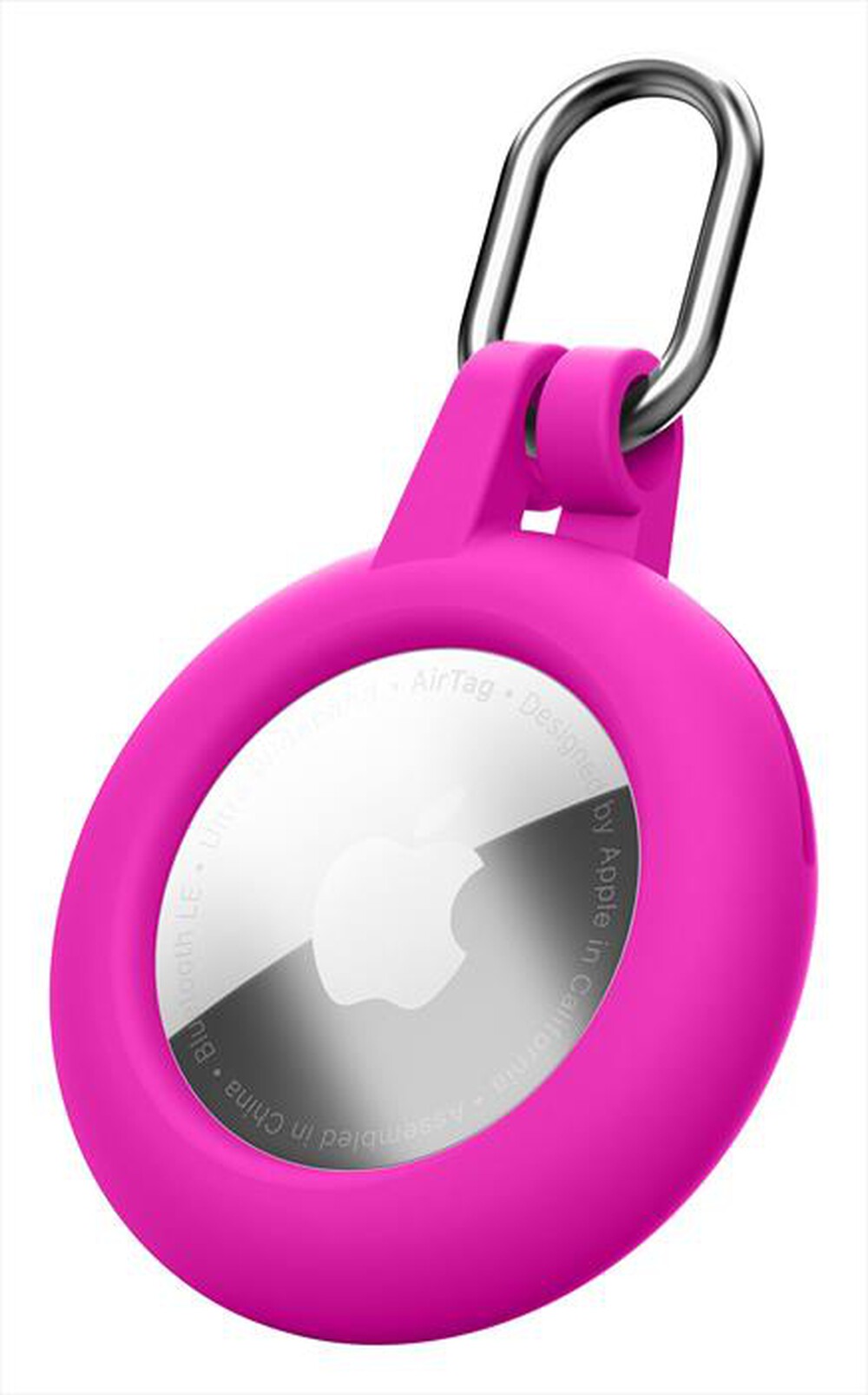 Immagine del prodotto CELLULARLINE - Custodia in silicone AirTag e Tracy Tag SOFT SHELL-Rosa