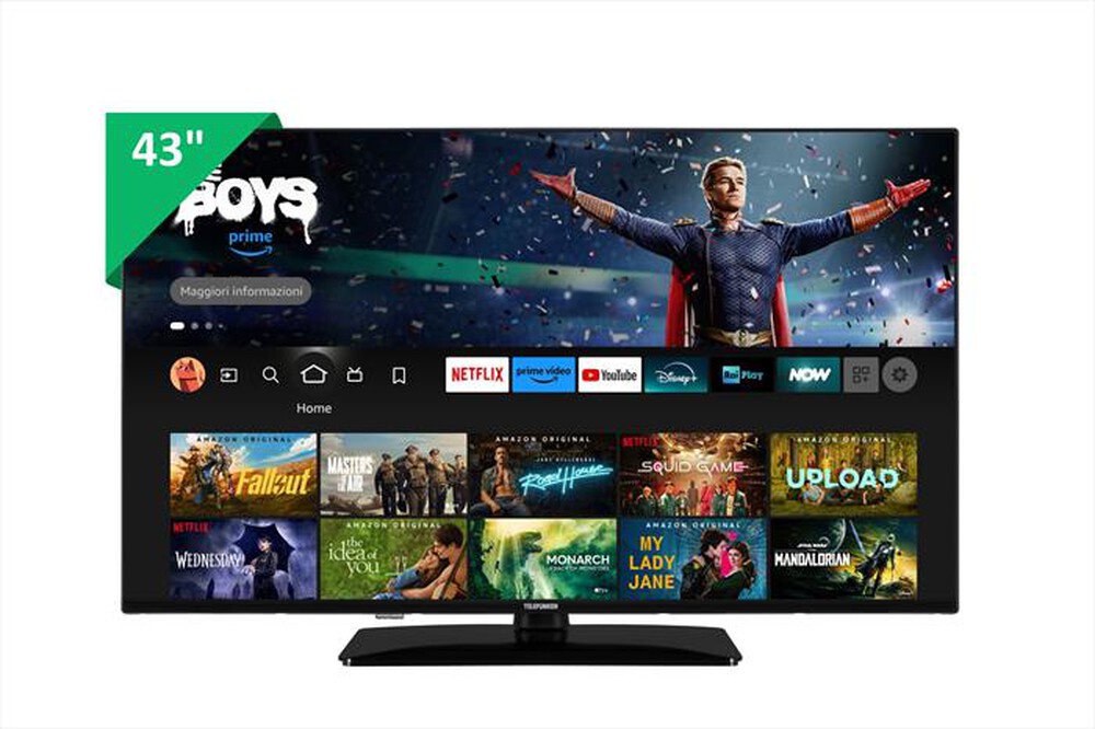 Immagine del prodotto TELEFUNKEN - Smart TV LED 4K 43" TE43759S48U4P-Nero