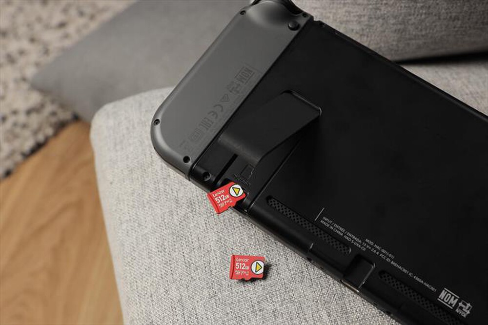 "LEXAR - 512GB PLAY MICROSDX UHS-I-Red"