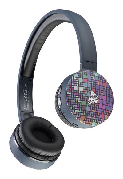 CELLULARLINE - Cuffia a padiglione chiuso BTMUSICSOUNDFAN223