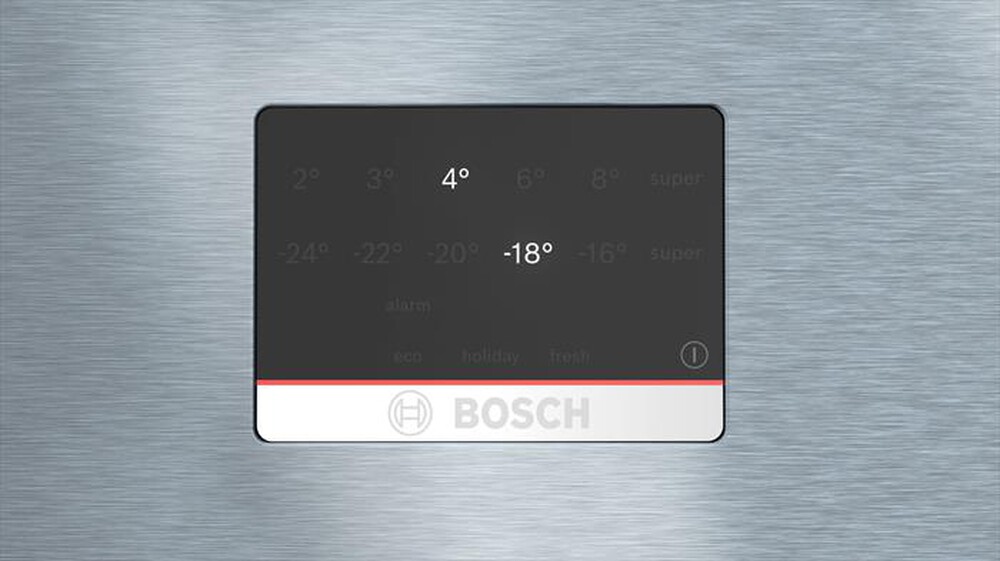 "BOSCH - Frigorifero combinato KGN76XIEP Classe E 526 lt-Acciaio anti-impronta"